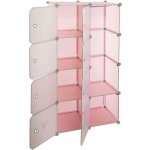 Atmosphera for kids do dětského pokoje, 64 x 31 x 124 cm, růžová – Zboží Mobilmania