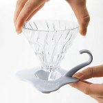 Hario Dripper V60-02 Glass White – Zboží Mobilmania