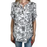 Dámská bílá halenka s krátkým rukávem Cross bílá – Hledejceny.cz