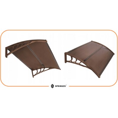 Springos Polyroof 150x75 cm hnědá – Zboží Mobilmania