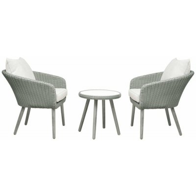 Unique Furniture Bistro zahradní lounge set světlá/šedá 71.5 cm, 73 cm, 71.5 cm – Hledejceny.cz