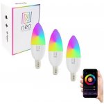 Immax NEO SMART sada 3x žárovka LED E14 6W RGB+CCT barevná a bílá, stmívatelná, Wi-Fi, TUYA – Zboží Živě