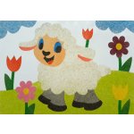 Radost v písku Šablona na pískování ovečka na louce A5 148 x 210 mm – Zboží Dáma