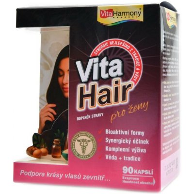 VitaHarmony Vita Hair vlasový stimulátor pro ženy 90 kapslí – Hledejceny.cz