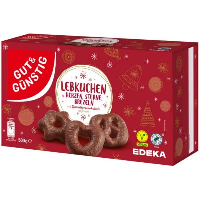 EDEKA Perníčky v hořké čokoládě 0,5 kg – Sleviste.cz