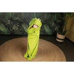 Cozy Noxxiez BL826 Dinosaurus hřejivá deka s kapucí se zvířátkem a tlapkovými kapsami – Zboží Dáma