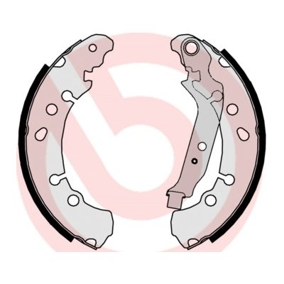 S 83 513 BREMBO Sada brzdových čelistí | Zboží Auto