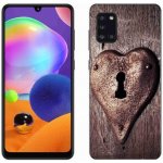 Pouzdro mmCase Gelové Samsung Galaxy A31 - zámek ve tvaru srdce – Hledejceny.cz