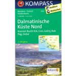 Dalmatinische Küste Nord 1:100 000 - KOMPASS-Karten GmbH – Hledejceny.cz