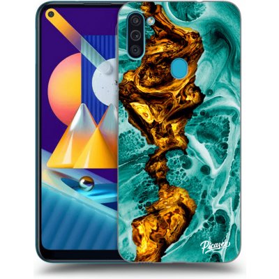 Pouzdro Picasee silikonové Samsung Galaxy M11 - Goldsky čiré – Zboží Mobilmania