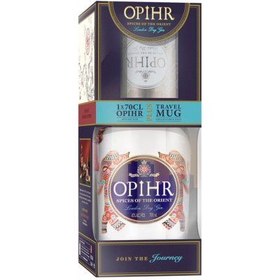 Opihr Spiced Gin 42,5%, 0,7 l (dárkové balení plechový hrnek) – Zboží Mobilmania