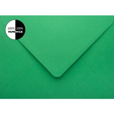 OBÁLKA ZELENÁ VÁNOČNÍ C7 81x111 mm 110 gm2 šípová klopa – Hledejceny.cz