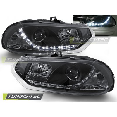Tuning-Tec Přední čirá LED světla Alfa Romeo 156 (1997 - 2003) - černé – Hledejceny.cz