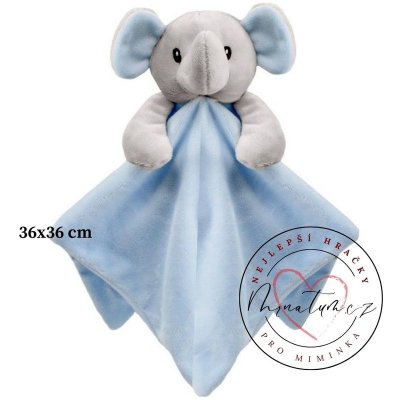 Soft Touch modrý muchláček Slon pro miminka kluky – Sleviste.cz