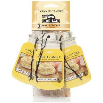 Yankee Candle Vanilla Cupcake papírová visačka 3 ks – Zboží Mobilmania