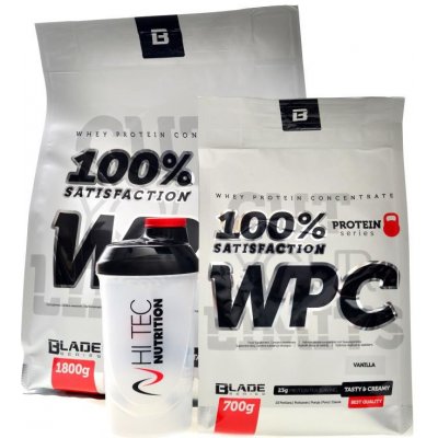 HiTec Nutrition BS Blade 100% WPC whey protein 2500 g – Zboží Mobilmania