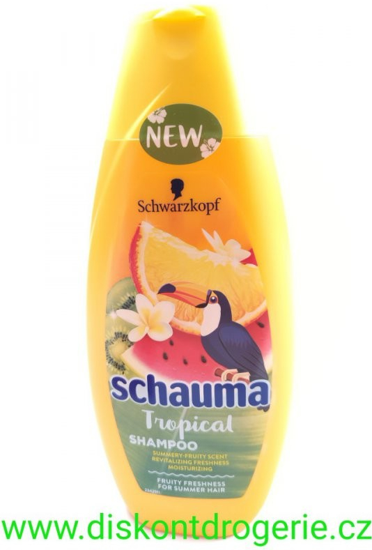Schauma Tropical šampon pro vlasy v létě 400 ml