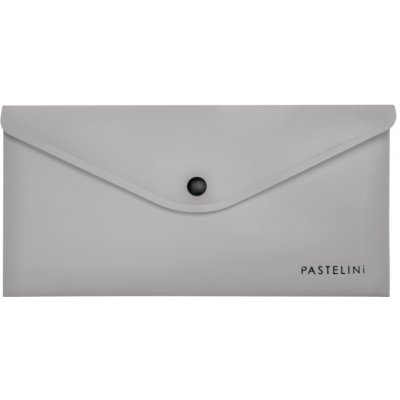 Obálka s drukem DL - PASTELINI šedá – Zboží Dáma