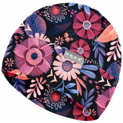 Unuo Fleecová čepice sport Kouzelné květiny – Zboží Mobilmania