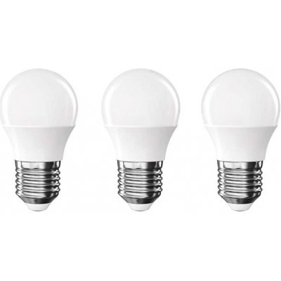 EMOS Classic Mini Globe, E27, 4,2 W 40 W, 470 lm, neutrální bílá - 3 ks 1525733485 – Sleviste.cz