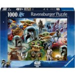 Ravensburger Star Wars Mandalorian a Grogu 1000 dílků – Zboží Dáma