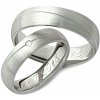 Prsteny Aumanti Snubní prsteny 166 Platina bílá