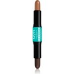 NYX Professional Makeup Wonder Stick Dual Face Lift oboustranná Konturovací tyčinka 07 Deep 2 x 4 g – Zboží Dáma