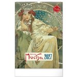 Nástěnný Alfons Mucha 2027 – Zboží Dáma