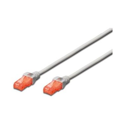 Digitus DK-1612-100 Ecoline Patch, UTP, CAT 6e, AWG 26/7, 10m, šedý – Hledejceny.cz