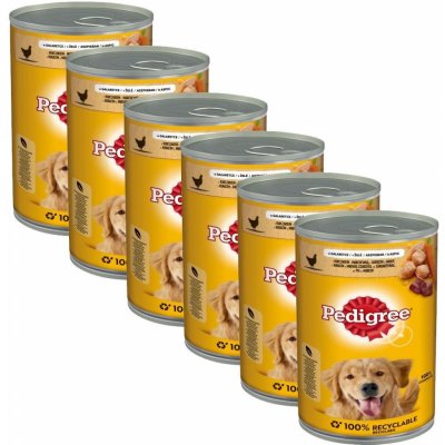 Pedigree s kuřecím a mrkví 6 x 1,2 kg – Zboží Mobilmania