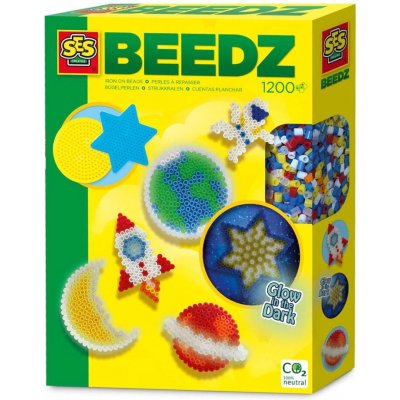 Alltoys Kreativní sada Zažehlovací korálky Vesmír svítící ve tmě – Zboží Dáma