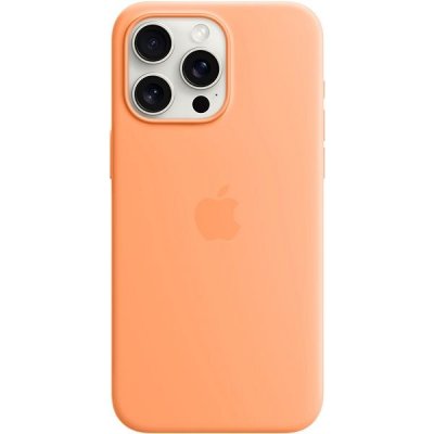 Apple Silikonové s MagSafe iPhone 15 Pro Max, sorbetově oranžová MT1W3ZM/A – Zbozi.Blesk.cz