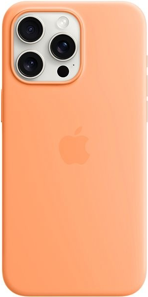 Apple Silikonové s MagSafe iPhone 15 Pro Max, sorbetově oranžová MT1W3ZM/A