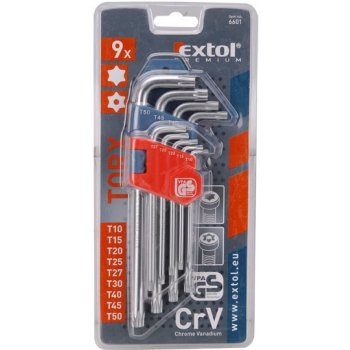 Extol PremiumL klíče TORX sada 9 ks 6601