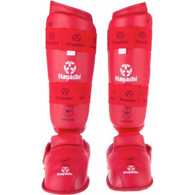 Hayashi Chrániče holení a nártů WKF 343-4N - červená – Zboží Dáma