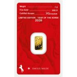 Argor-Heraeus Zlatý slitek Rok Koně 1 g – Zbozi.Blesk.cz