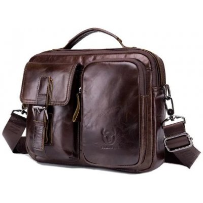 Bullcaptain pánská kožená taška Odoric Hnědá DJB036s2 – Zboží Dáma