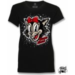 Dámské Triko BLACK HEART BAD CAT – Hledejceny.cz