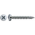 SPAX vrut 4x25 půlkulatá hlava PZ, W, 4C – Hledejceny.cz