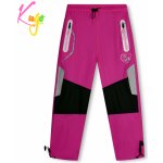 Kugo Dívčí šusťákové kalhoty SK7737 růžová – Hledejceny.cz