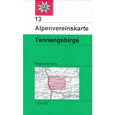 mapa Tennengebirge 1:25 t. – Zboží Mobilmania