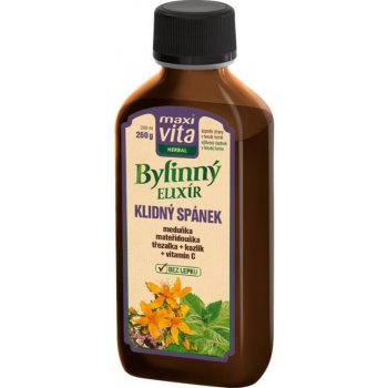 MaxiVita Herbal Klidný spánek bylinný sirup 200 ml