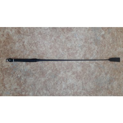 Bičík kožený hladký s poutkem černý – Zboží Dáma