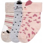 lupilu Dívčí ponožky s BIO bavlnou, 3 páry – Zboží Mobilmania