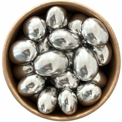 Nutworld Svatební ořechový dárek - sáček se srdcovým průzorem 30g více druhů Jaké mandličky zvolíme: Mandle stříbrné – Zboží Dáma