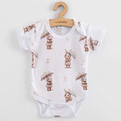 Kojenecké body s krátkým rukávem New Baby For Babies bunny – Zboží Dáma