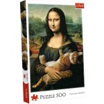 Trefl Mona Lisa s kočkou 500 dílků – Zboží Dáma