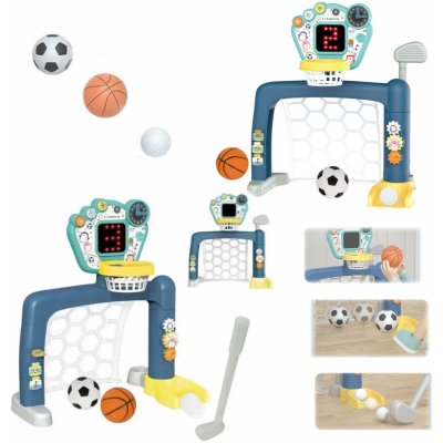 Lebula Multifunkční branky pro děti 3v1 golfový míček – Zboží Dáma