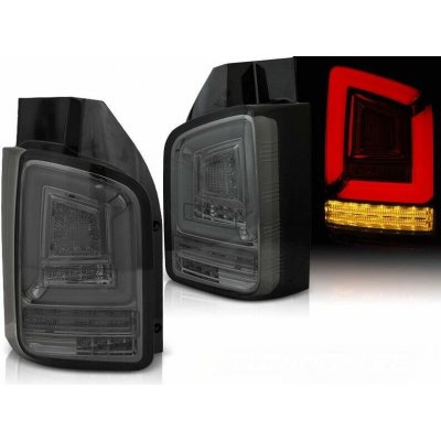 Zadní světla VW T6 15-19 dvojité dveře - kouřová LED SEQ BAR – Hledejceny.cz