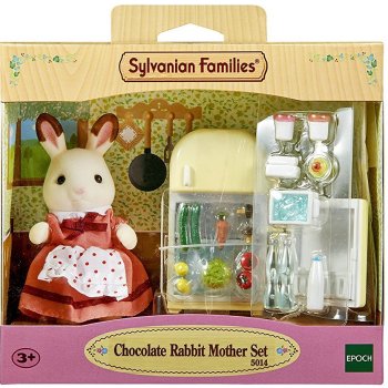 Sylvanian Families Set Maminka čokoládových králíčků s ledničkou